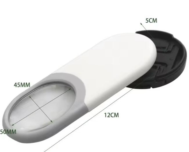 Mini loupe de lecture ovale