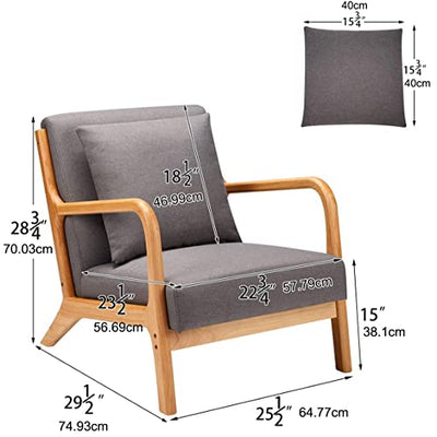 Fauteuil de lecture d'appoint