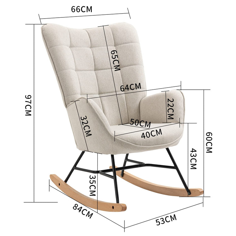 Fauteuil de lecture à bascule