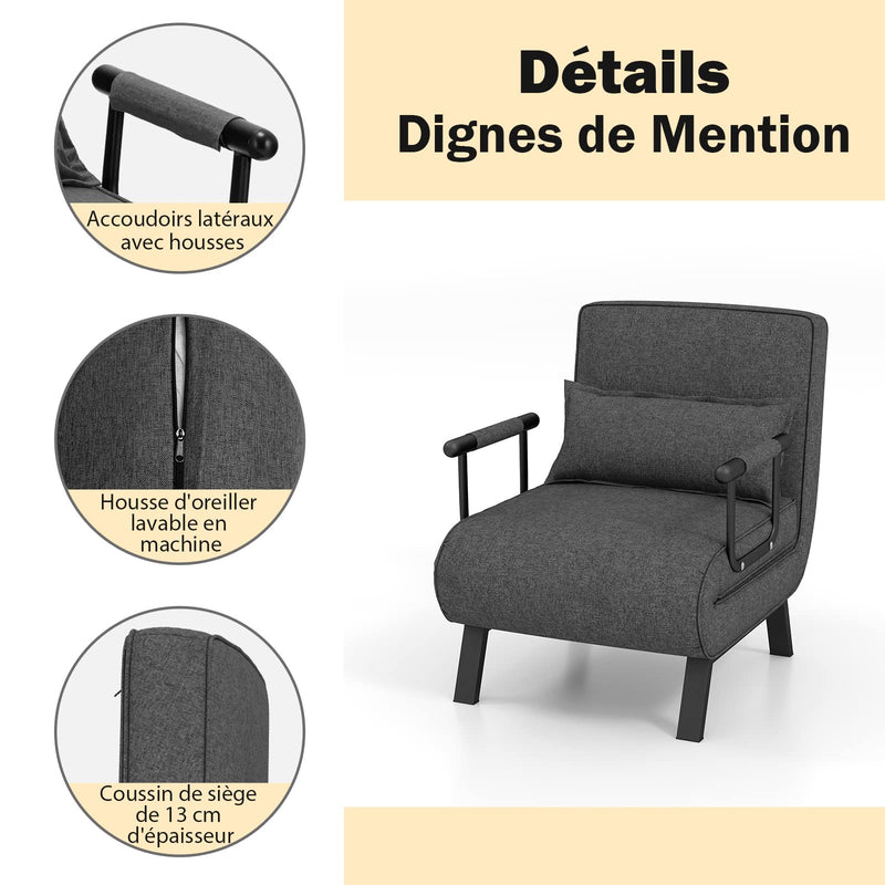 Fauteuil de lecture convertible