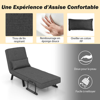 Fauteuil de lecture convertible