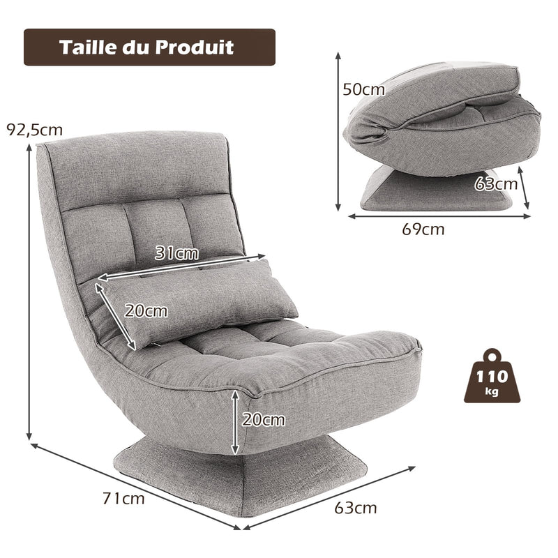 Fauteuil de lecture pliable