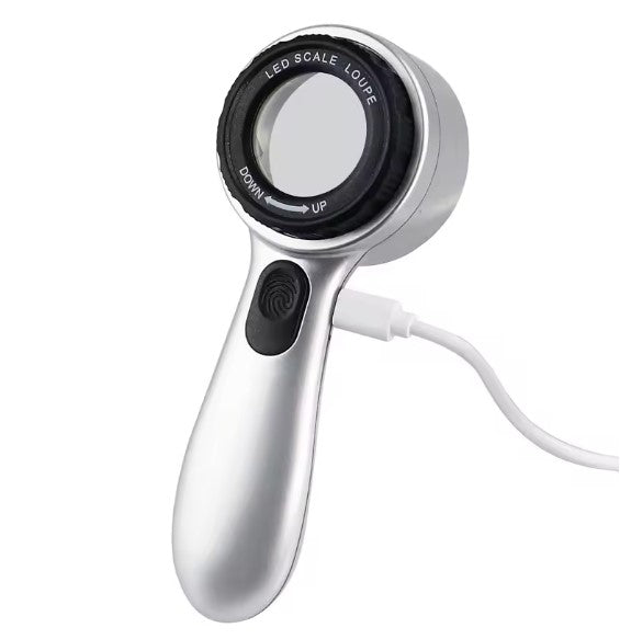 Loupe de lecture grise