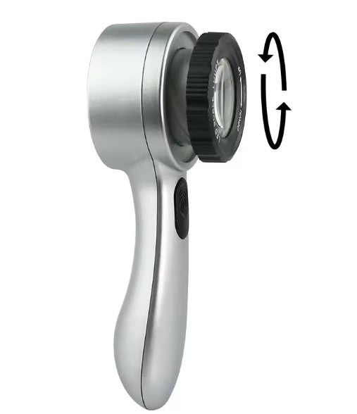 Loupe de lecture grise