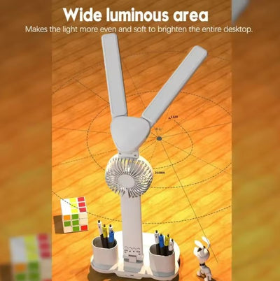 Lampe de lecture avec ventilateur