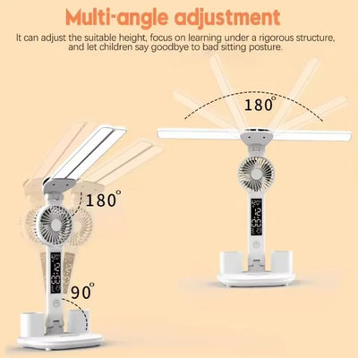 Lampe de lecture avec ventilateur