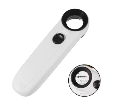 Loupe de lecture avec lumière LED