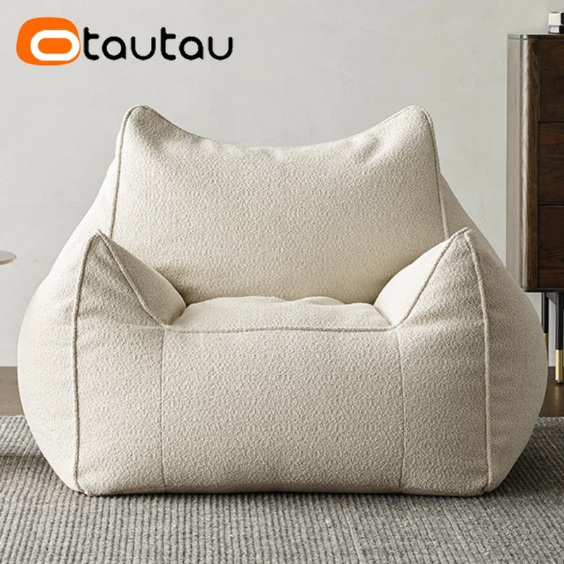 Fauteuil de lecture blanc