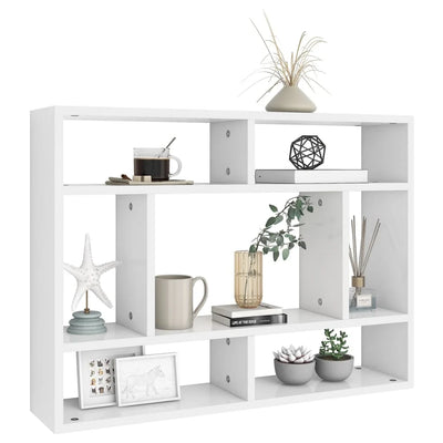 White wall shelf 