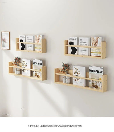 wooden wall shelf