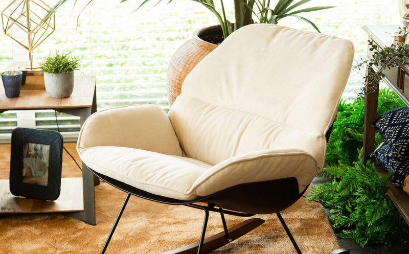 Fauteuil de lecture blanc