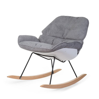 Fauteuil de lecture confortable gris