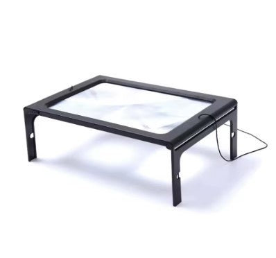 Loupe de lecture pliable pour bureau