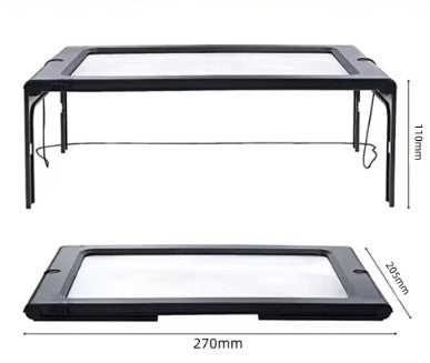Loupe de lecture pliable pour bureau
