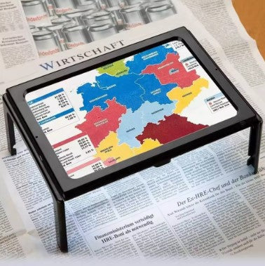 Loupe de lecture pliable pour bureau