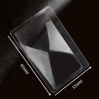 Loupe de lecture transparent