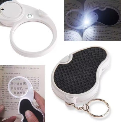 Loupe de lecture porte-clé