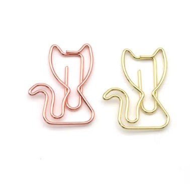 Marque page chat trombone