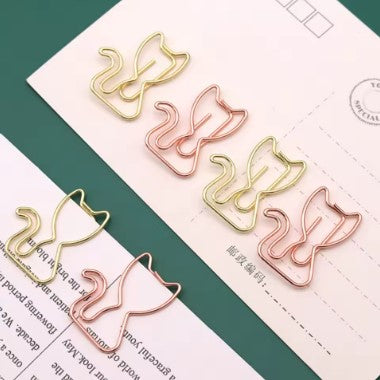 Marque page chat trombone