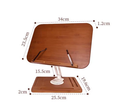 Porte livre de bureau en bois