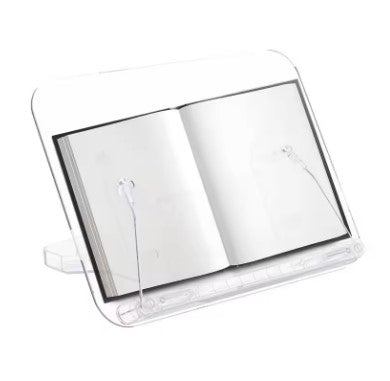 Porte livre en acrylique transparent