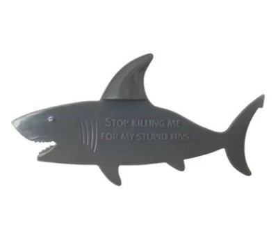 Marque page requin "Stop killing me"