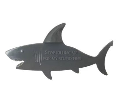 Marque page requin "Stop killing me"