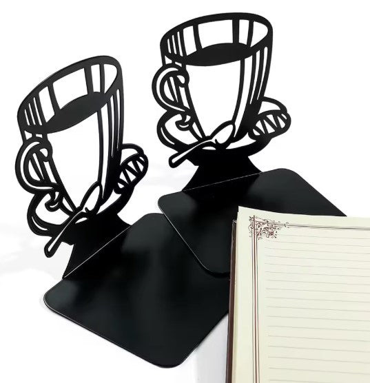 Serre livre tasse en métal