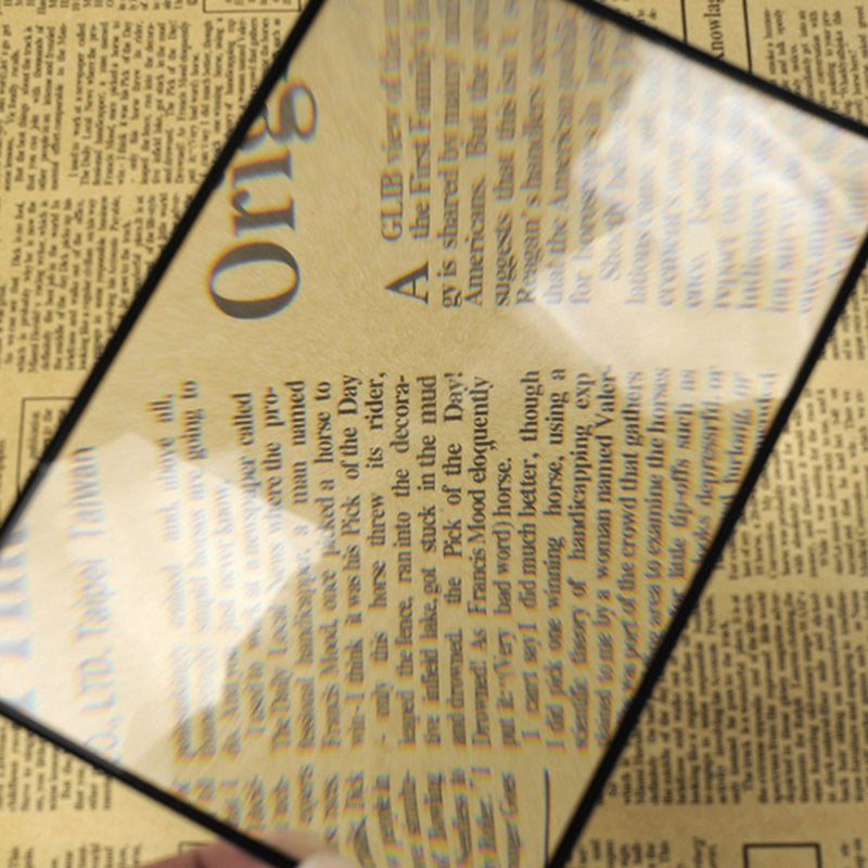 Full page reading magnifier