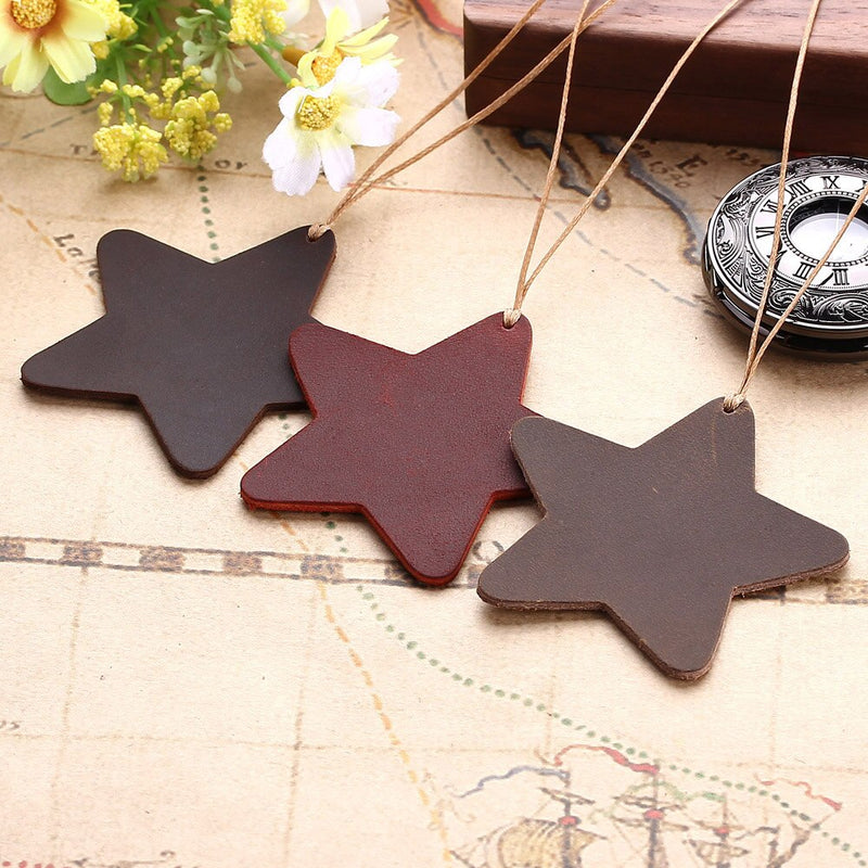 Leather star bookmark