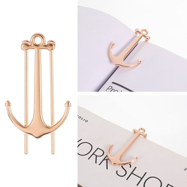 Pink anchor page holder