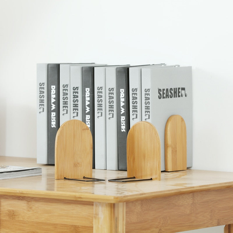 Bamboo bookend