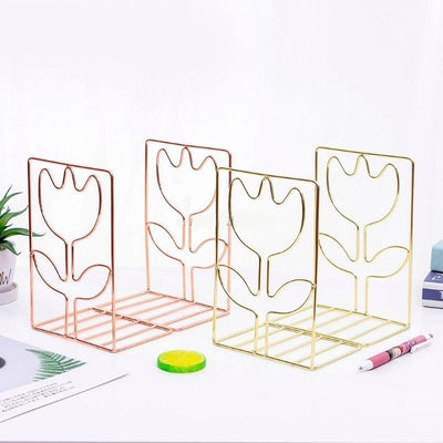 Flower bookend