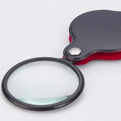 X8 leather reading magnifier