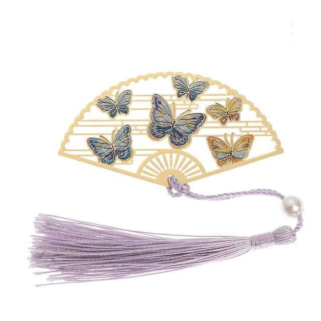 Butterfly fan bookmark