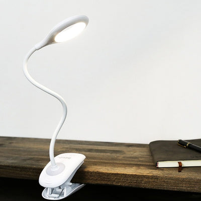1pc Lumière de livre LED, Mini lumière de lecture LED rechargeable par USB,  lampe de pince chaude, lampe de lecture de table de bureau pour voyager  dans la chambre - Temu Belgium