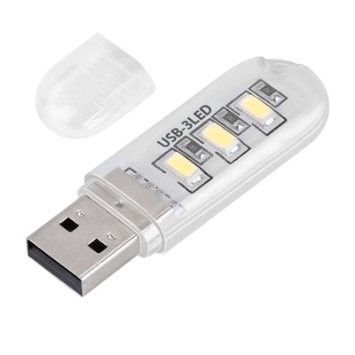 Mini lampe de lecture USB 3 led