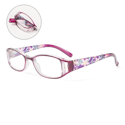 Foldable flower glasses