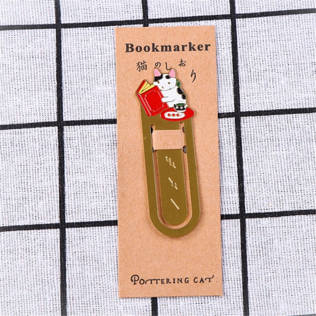 Cute cat bookmark
