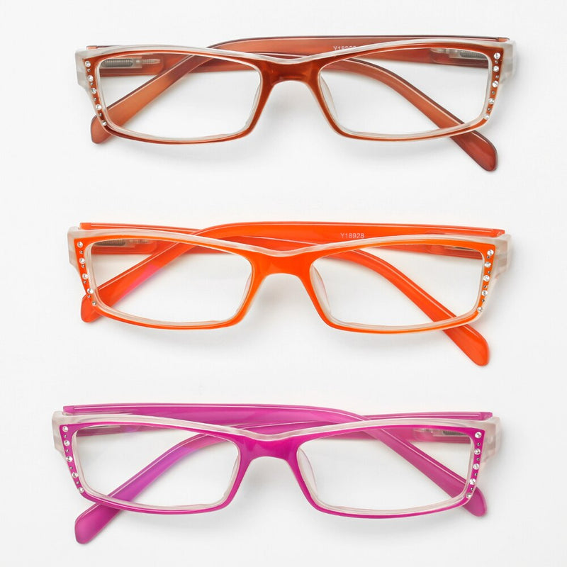 Neon reading glasses