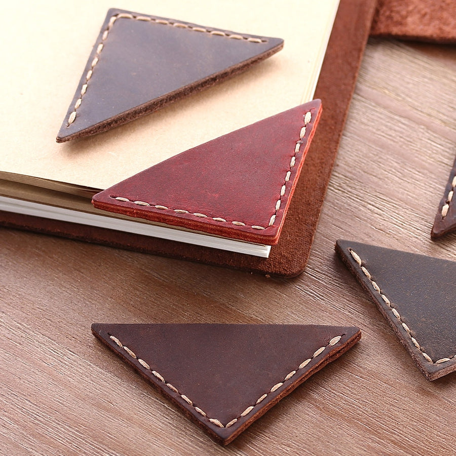 8 Marque-Pages En Cuir TRKETK - Avec Cordon, Couleurs Assorties, Cadeau Pour Lecteurs