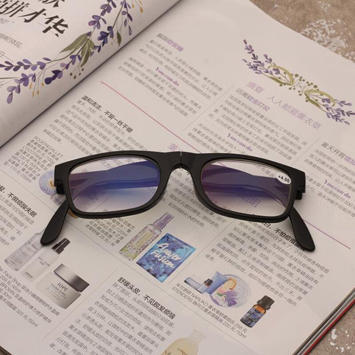 Lot De 4 Lunettes De Lecture Anti-Lumière Bleue - Cadres Ronds Rétro Avec Charnières à Ressort (Noir, Rouge, Gris, Transparent)