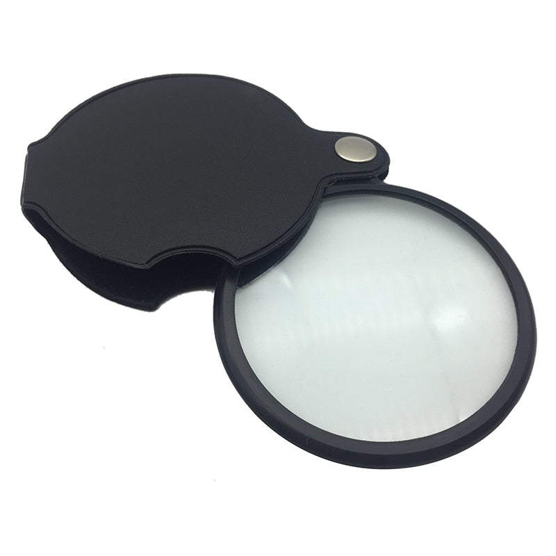 X5 leather reading magnifier